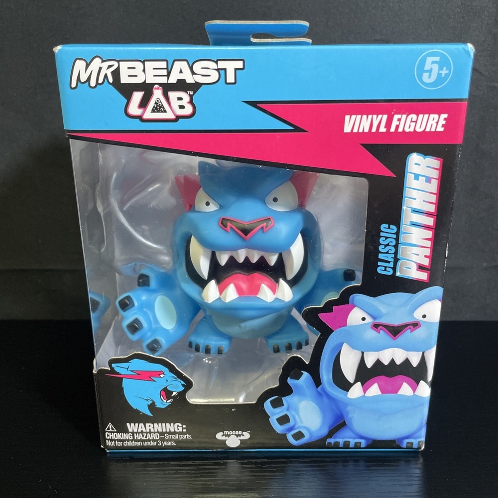 Mr. Beast Lab Classic Panther Vinyl Figure Moose Toys NIB